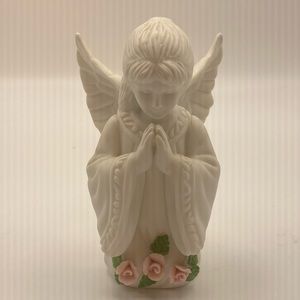 Vintage 1995 Geo Z Lefton Praying/Kneeling Angel Figurine